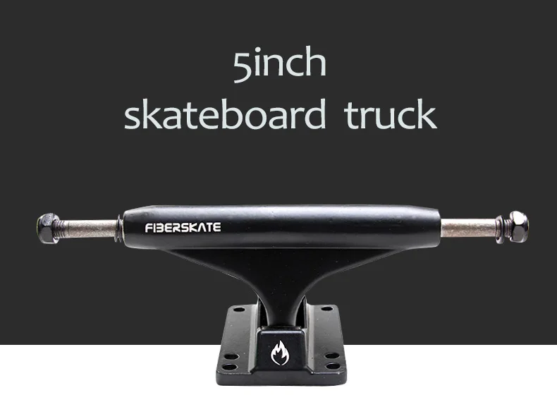 Fiberskate Pro платформа для скейта 5 "полые скейтборд грузовик ходовая часть для скейта SHR95A втулки 2 шт. матовый черный Золотой kingpin