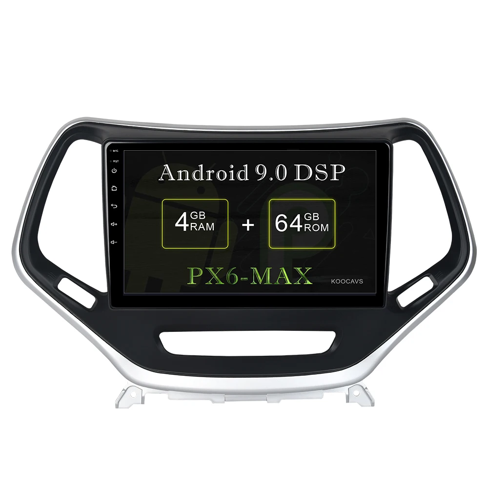 Top KOOCAVS 10.2" IPS Android 9.0 Car GPS Radio Player for Jeep Cherokee 2014 2015 2016 with 4GB+64GB Stereo Multimedia Headunit 0 Top KOOCAVS 10.2" IPS Android 9.0 Car GPS Radio Player for Jeep Cherokee 2014 2015 2016 with 4GB+64GB Stereo Multimedia Headunit 0
