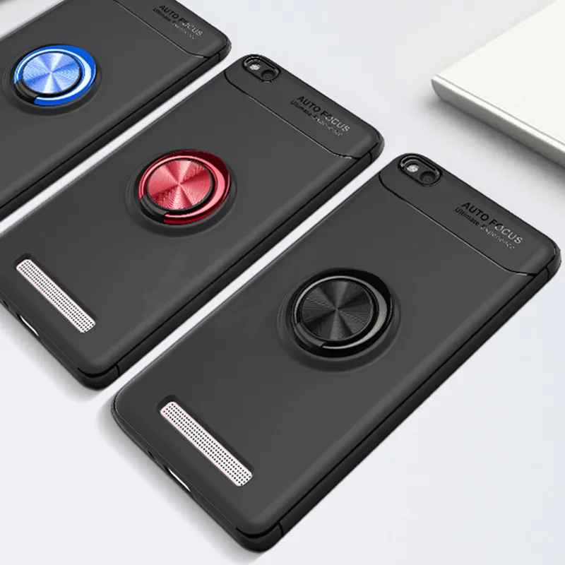 MAODI моды кронштейн магнитное кольцо чехол для телефона Xiaomi 8 mi 6 силиконовый
