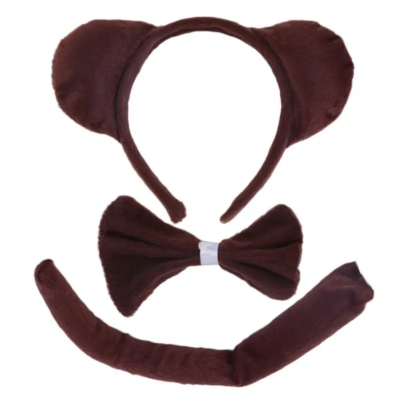 Monkey Headband And Mask Set One Size