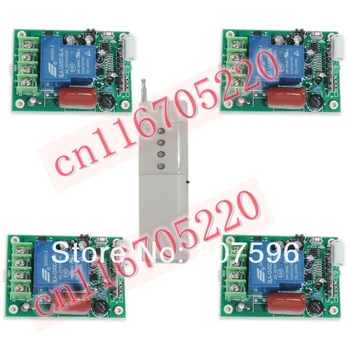 

Long Range 3000M Wholesale 220V 30A 3000W Wireless 4 Channel Light ON/OFF 220V Remote Control Switch Controller + Transmitter