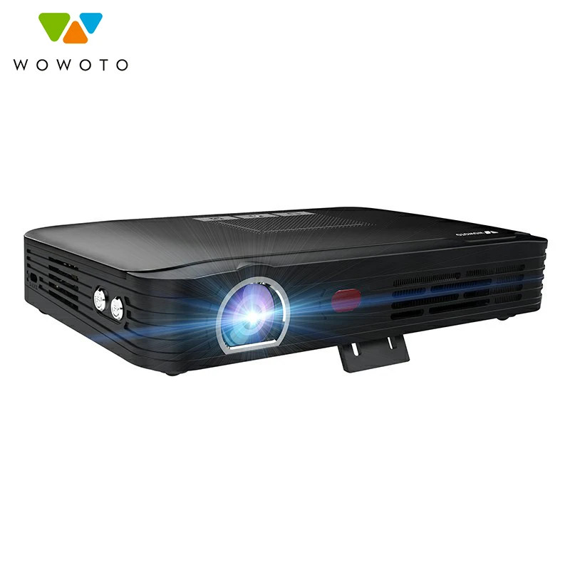 WOWOTO Projector 1280*800 Resolution Fully autom Wi-Fi Bluetooth 650Ansi LED Portable HD Beamer for Home Cinema T9 WOWOTO Projector 1280*800 Resolution Fully autom Wi-Fi Bluetooth 650Ansi LED Portable HD Beamer for Home Cinema T9