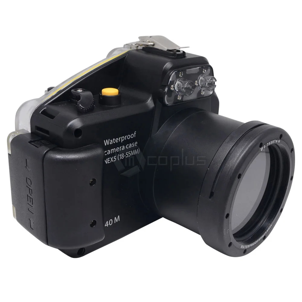 Водонепроницаемый чехол Mcoplus 40 м 130 футов для подводной съемки камеры Sony NEX-5 NEX5 18-55