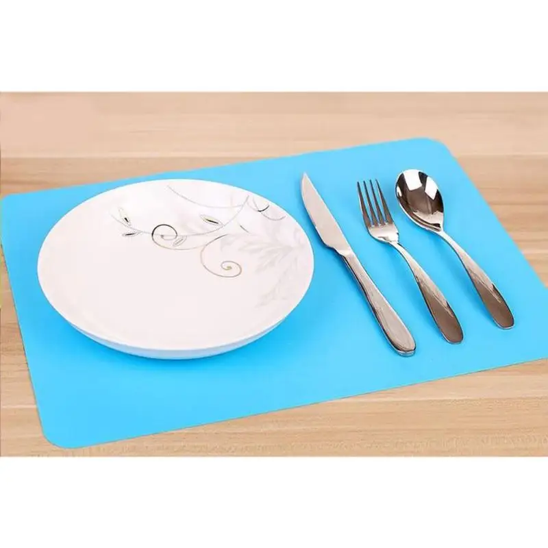 

Rectangle Silicone Baking Mats Heat Resistant Table Mat Waterproof Non-Slip Baking Placemat Pad For Pizza Dough Pastry Maker