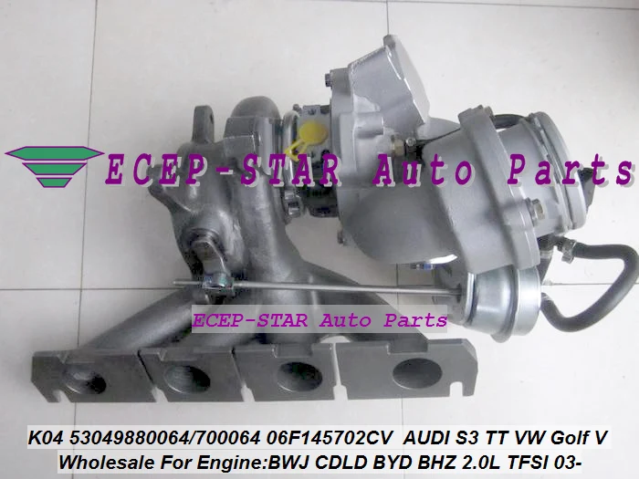K04 53049880064 5304-988-0064 5304-970-0064 Turbo For AUDI S3 TT For Seat Leon For VW Golf V 03- BWJ BYD BHZ 2.0L TFSI Gasoline (2)