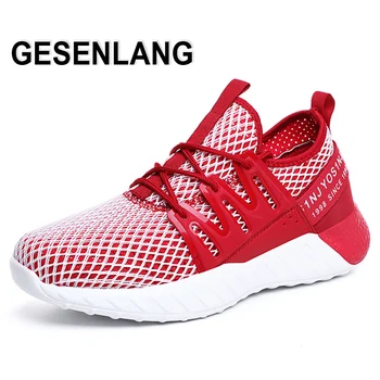 

Summer Men's Outdoor Running Sport Shoes Breathable Soft Wear Resistant Male Sneakers Comfortable Non-skid Tourism Walking Shoes