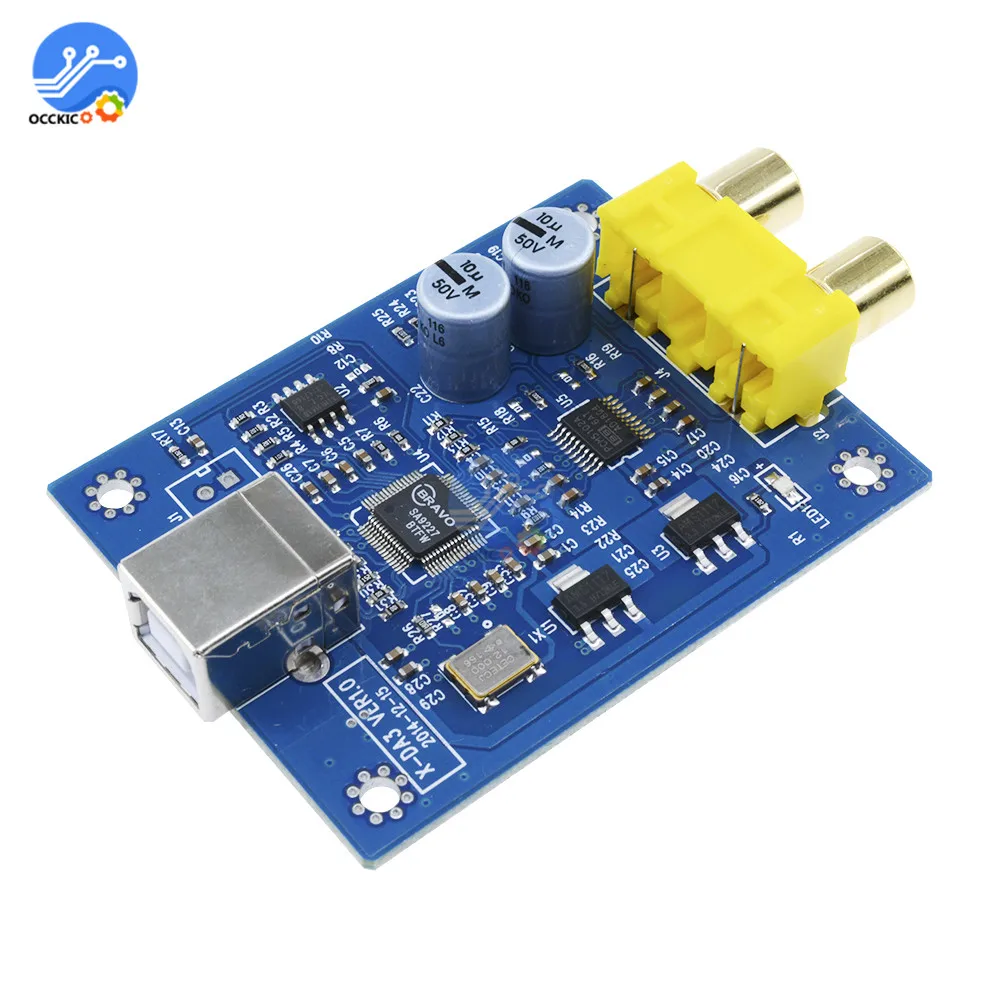 Плата аудиодекодера dacmodule SA9227 PCM5102A 32 бит USB Hi Fi модуль декодера Расшифровка