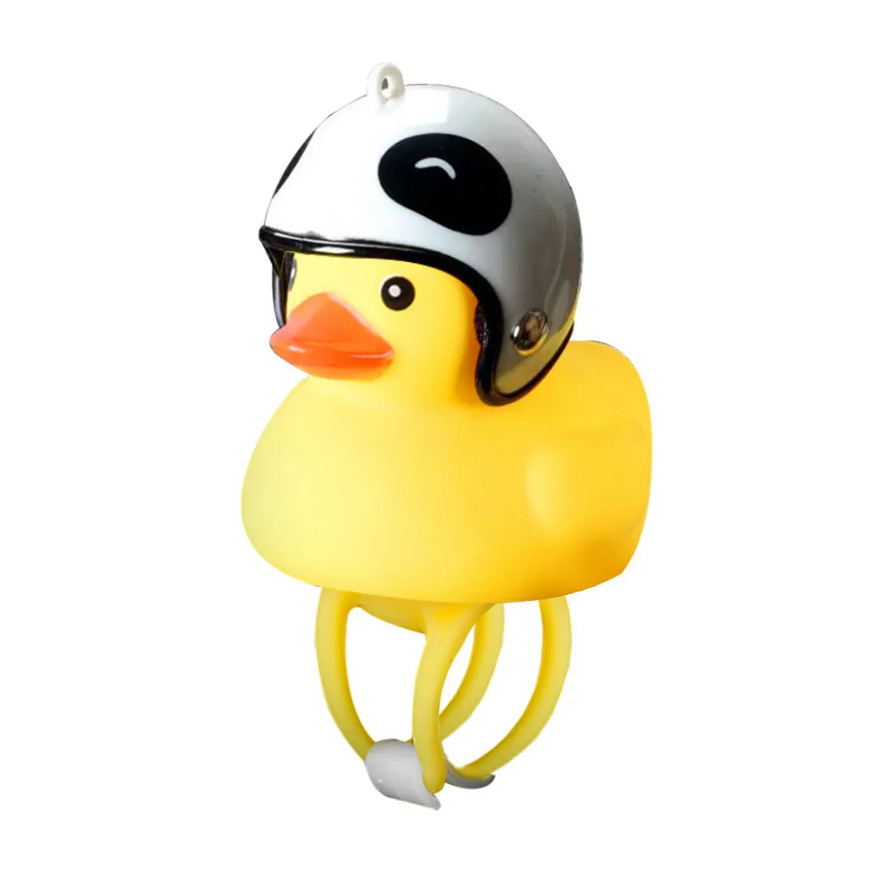 Flash Deal Outdoor Bicycle Light Cartoon Duck Head Light Shining Duck Bicycle Bells Handlebar Bicycle Accessories 21