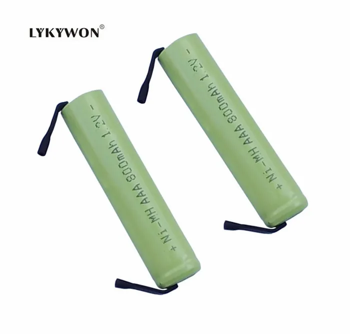 

2 Pieces/lot KX Original New 1.2V AAA 800mAh Ni-Mh 3A Ni Mh Rechargeable Battery With Pins Free Shipping
