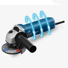 220 В угловой шлифовальный станок Полировочная машинка для металла угловой электроинструмент для резки металла и дерева, шлифовальная полировка