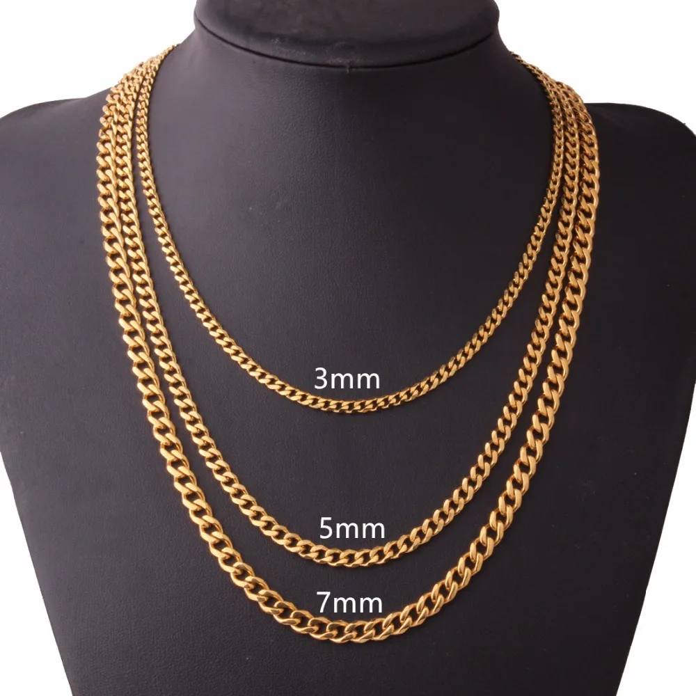 3-5-7mm-hot-sale-stainless-steel-curb-cuban-necklace-for-mens-boys