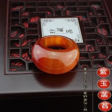 

Authentic Brazilian red stone rings