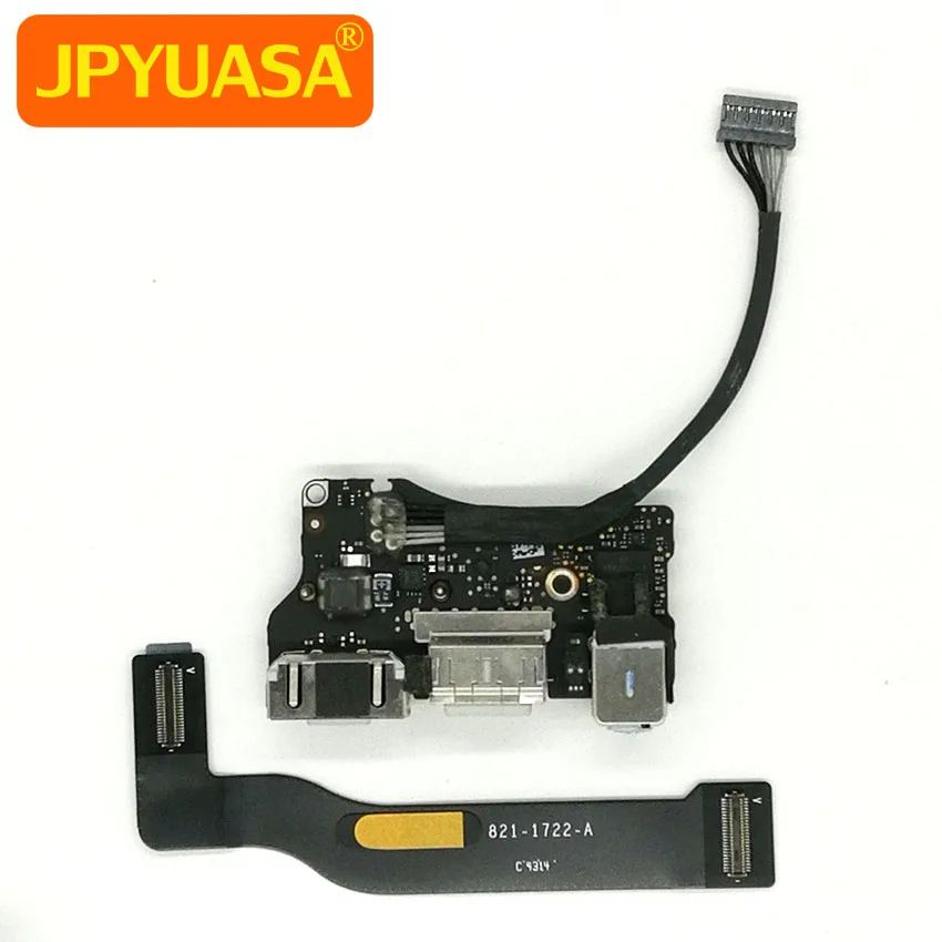Genuine Laptop USB Power Audio Board With Flex Cable For Macbook Air 13