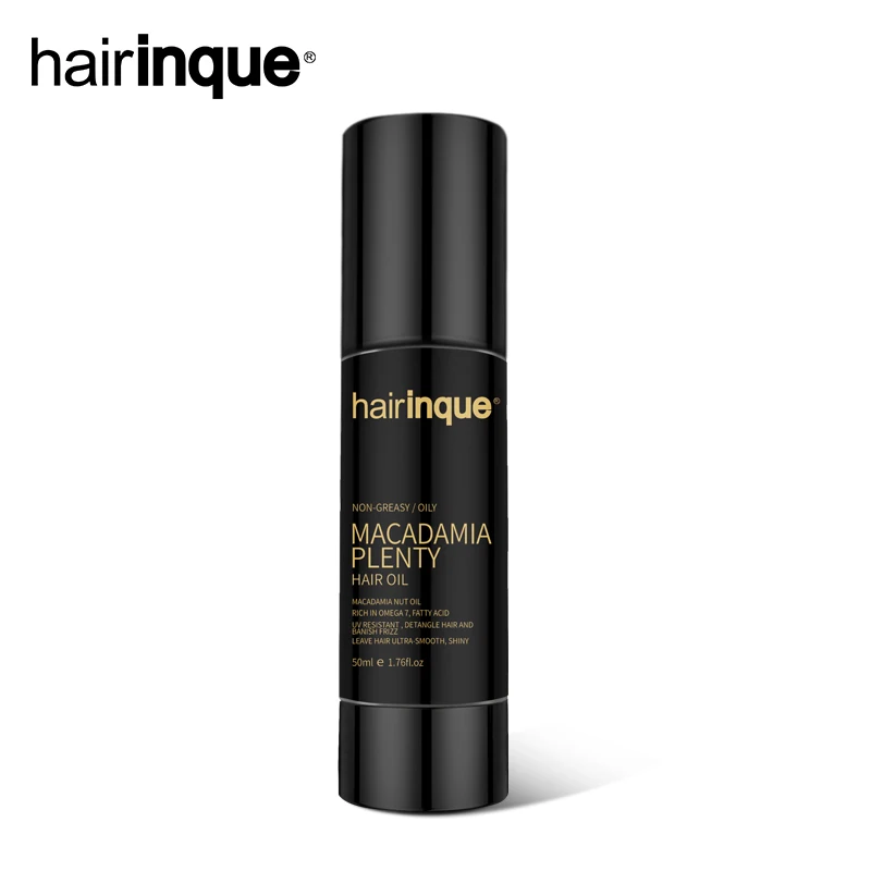 Hairinque,, 50 мл, масло ореха маадамии, увлажняющее, питательное, для волос, делает волосы гладкими для всех типов волос, лучшее масло для волос