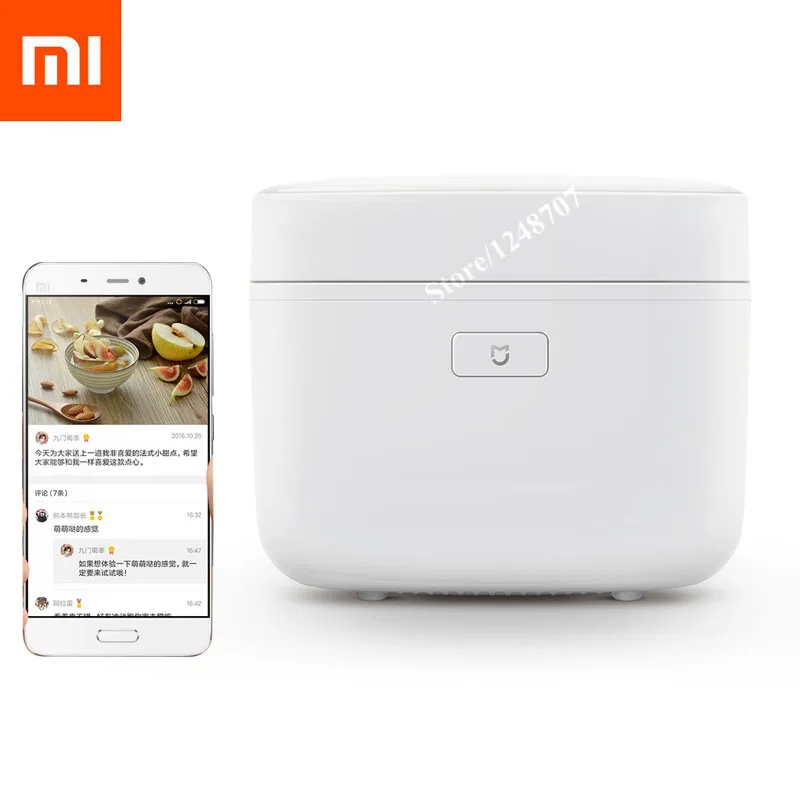 

Xiaomi IH Smart Home Electric Rice Cooker 3L alloy cast iron IH Heating pressure cooker multicooker kitchen appliances APP WiFi