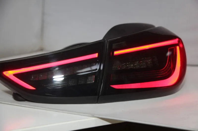 Светодиодный задний фонарь задний светильник в сборе для hyundai Avante i35 Elantra 2011 2012 2013 год черный дым