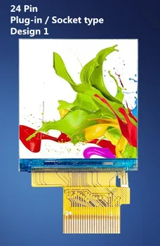 

1.3 inch IPS LCD colorfull display Vertical screen panel 240x240(RGB) resolution ST7789 24 pins Plug-in 3/4 wire SPI