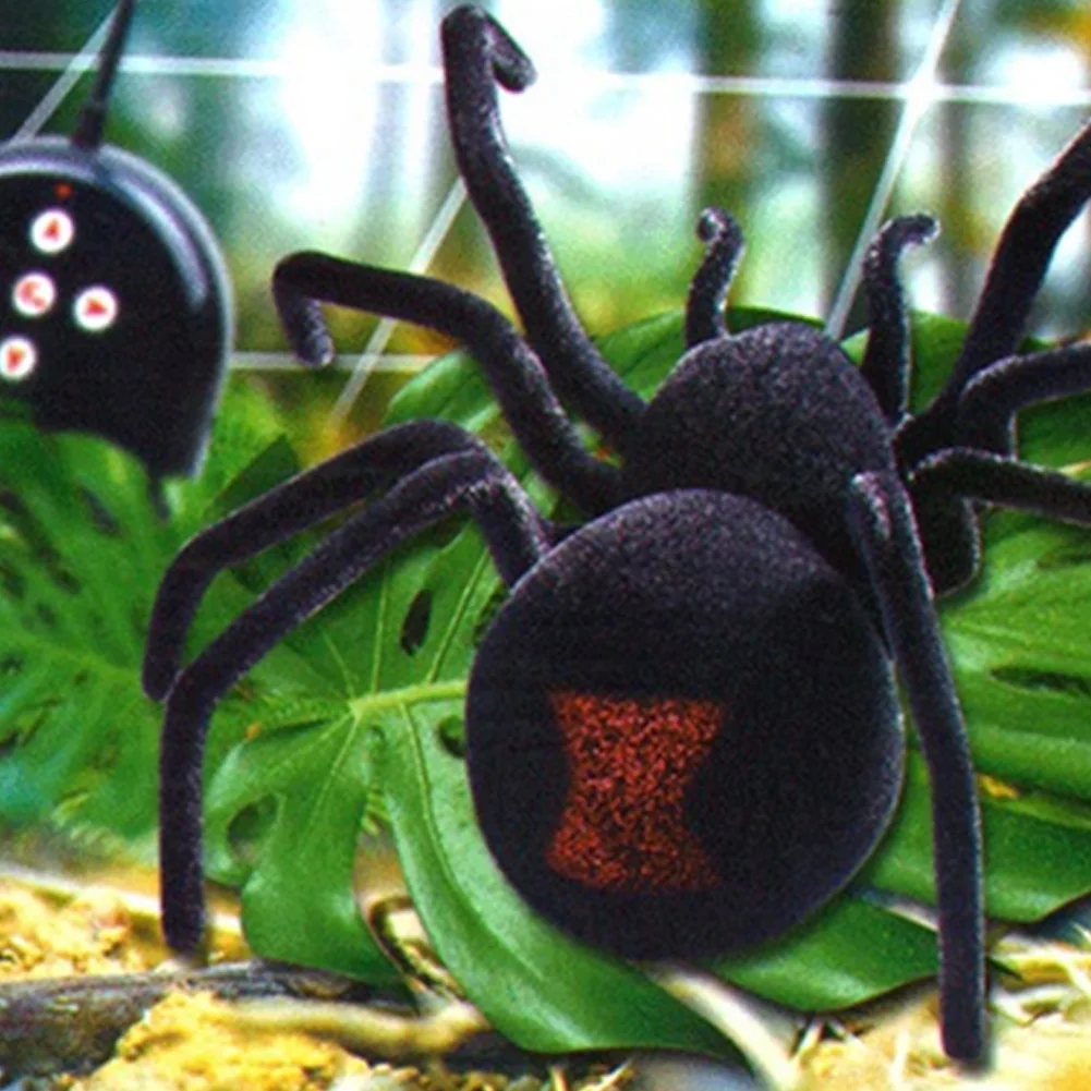 Elétricos para Crianças Controle Remoto Macio Assustador Pelúcia Aranha Infravermelha rc Brinquedos 12 Cheap Animais e robôs por radiocontrole
