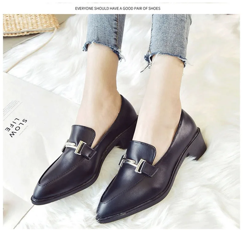 Bailehou/; брендовая удобная женская обувь; черные туфли-оксфорды с острым носком; женская повседневная обувь без застежки на плоской подошве; Новая женская обувь