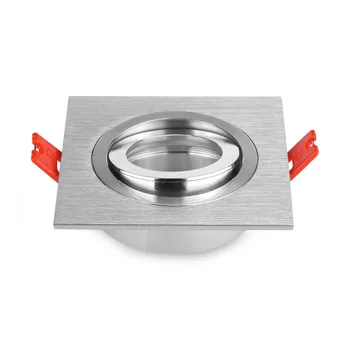 Free Shipping 2pcs Ceiling Spotlight Fixtures GU10 MR16 Bulbs lamp Base Fittings Trims Kits