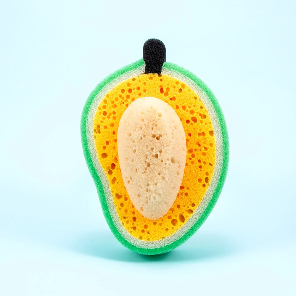 

1 X Cute Fruit Shape Sponge Cloth Scouring Pads Dish Towels Cleaner Kitchen Absorbent Soft Thick Cleaning Sponge Cloth