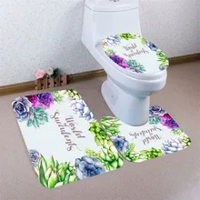 3 шт цветной рисунок нескользящий коврик для ванной комнаты кухонный коврик для двери декор ковер коврик нескользящий присоска коврик для ванной