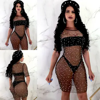 

2019 Summer Women New Style Bandage Bodycon Evening Party Cocktail Club Midi Dress