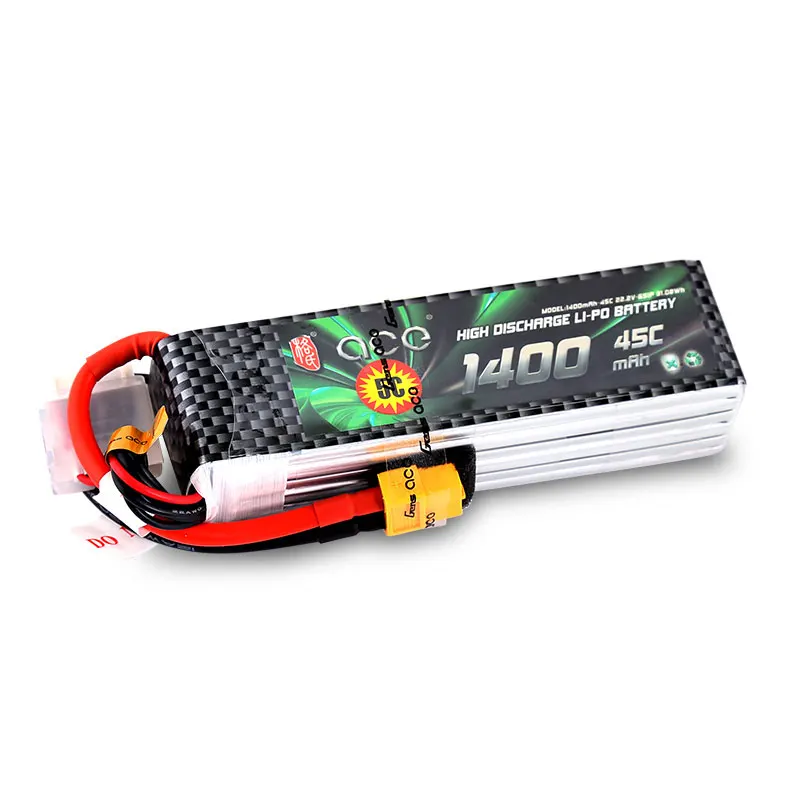 Gens ace 1400mAh 6S 22,2 V 45C-90C Lipo батарея с разъемом XT60 для вертолета YaTuo 450 беспилотный самолет с фиксированным крылом