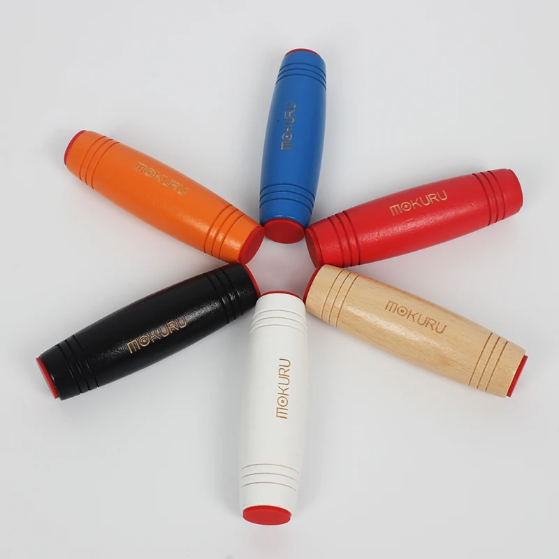 

Fidget Stick Flip Stress Reliever Antistress Desk Toy Antistress Desktop Roller Toy Kururin Wood Fidget Stick Mokuru Adult Toy