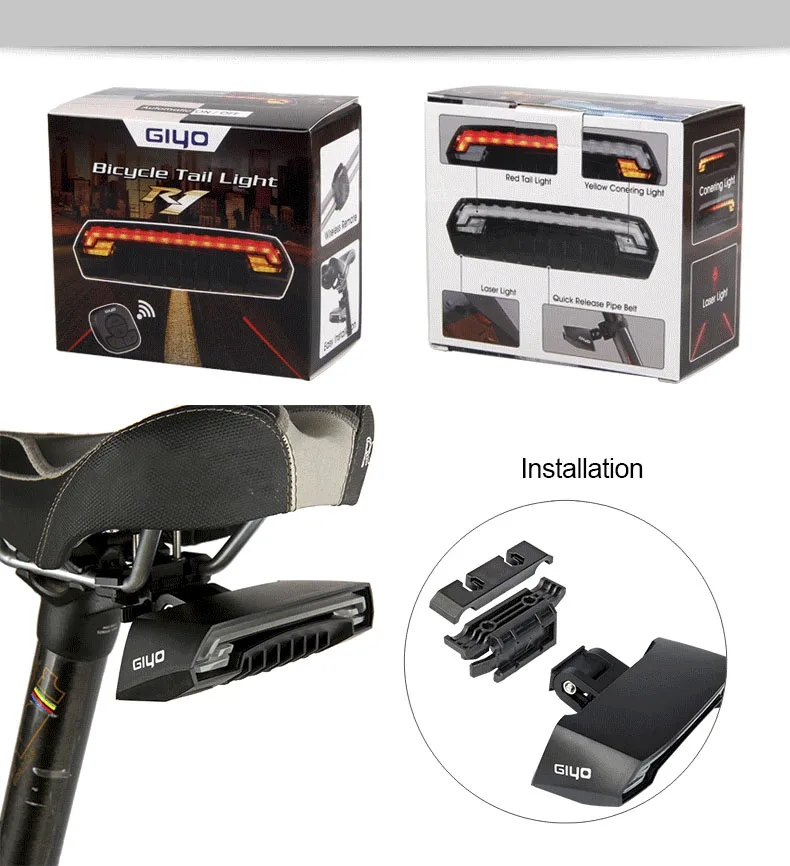 Sale GIYO Bicycle LED Light Bike Seatpost Tail Lamp Wireless MTB Safety Warning Bicycle Rear Light Intelligent Remote Control Light 11 Sale GIYO Bicycle LED Light Bike Seatpost Tail Lamp Wireless MTB Safety Warning Bicycle Rear Light Intelligent Remote Control Light 11