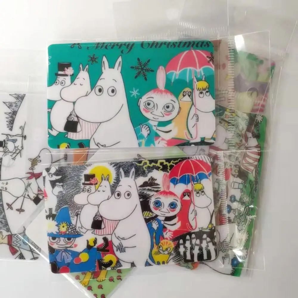Moomin 2019 new bus card sticker font b toy b font sticker kid muumi cartoon sticker