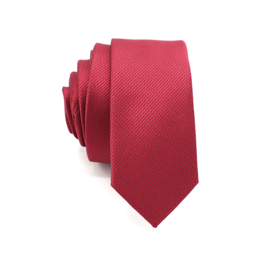 Новинка, обтягивающий мужской галстук 5 см, набор галстуков и носовых платков из полиэстера, клетчатый узор в горошек, тонкие узкие галстуки для свадебной вечеринки