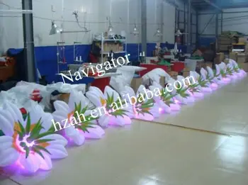 

Inflatable Lily flowers chain for Party Decoration