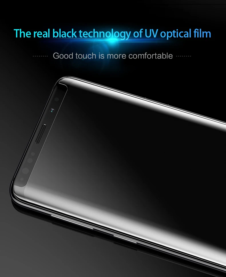 Ультрафиолет закаленное стекло для samsung Galaxy S10 Plus S9 S8 Plus S7 Edge 100D полный жидкий клей протектор экрана для samsung Note 9 8 S10