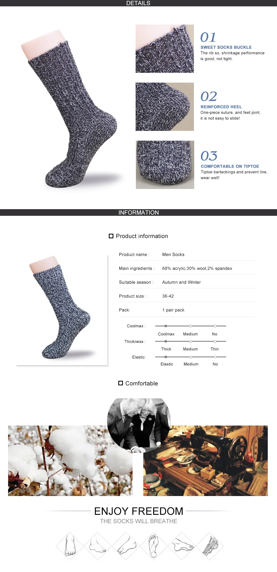Wool Women Socks