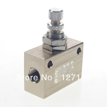 

1/8" BSPT Pneumatic Air Flow Speed Control Valve Throttle Valve