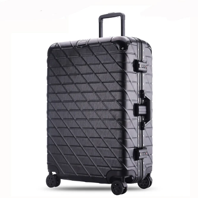 

20 24 26 29 inches Trolley Suitcase Aluminum Rolling Luggage With TSA Lock Large Capacity mala de viagem Travel Suitcase
