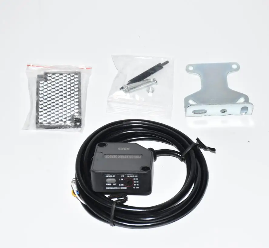 

7m 12Vdc 24VDC barrier Gate Door Opener Retro Reflective Photocell Photoelectric Sensor Beam Photo Electric Reflector outdoor