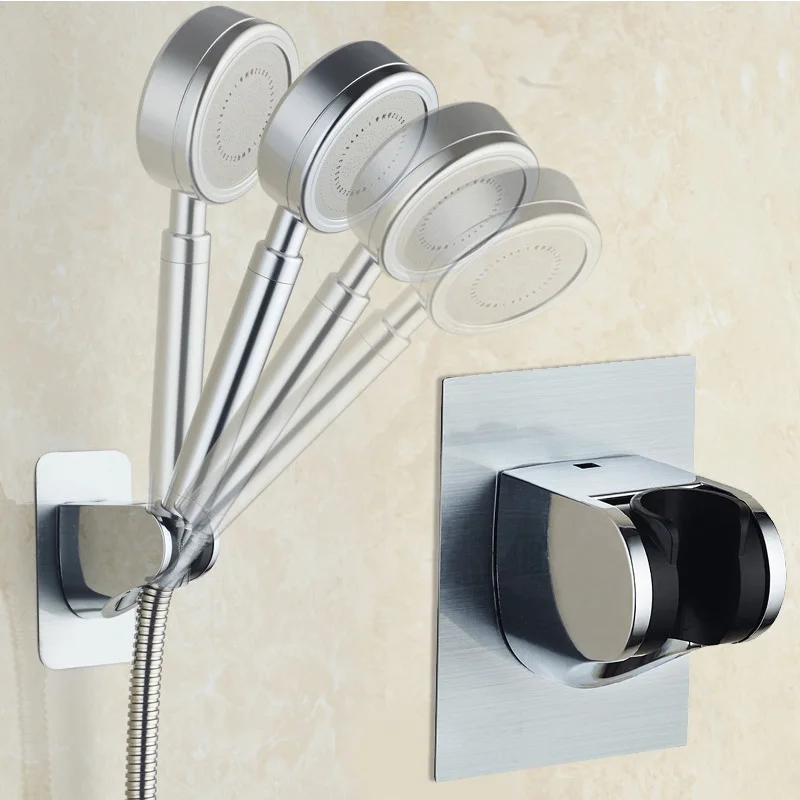 

1 Pcs Shower Head Bracket Holder Adjustable Waterproof Suction Cup Base for Bathroom AI88
