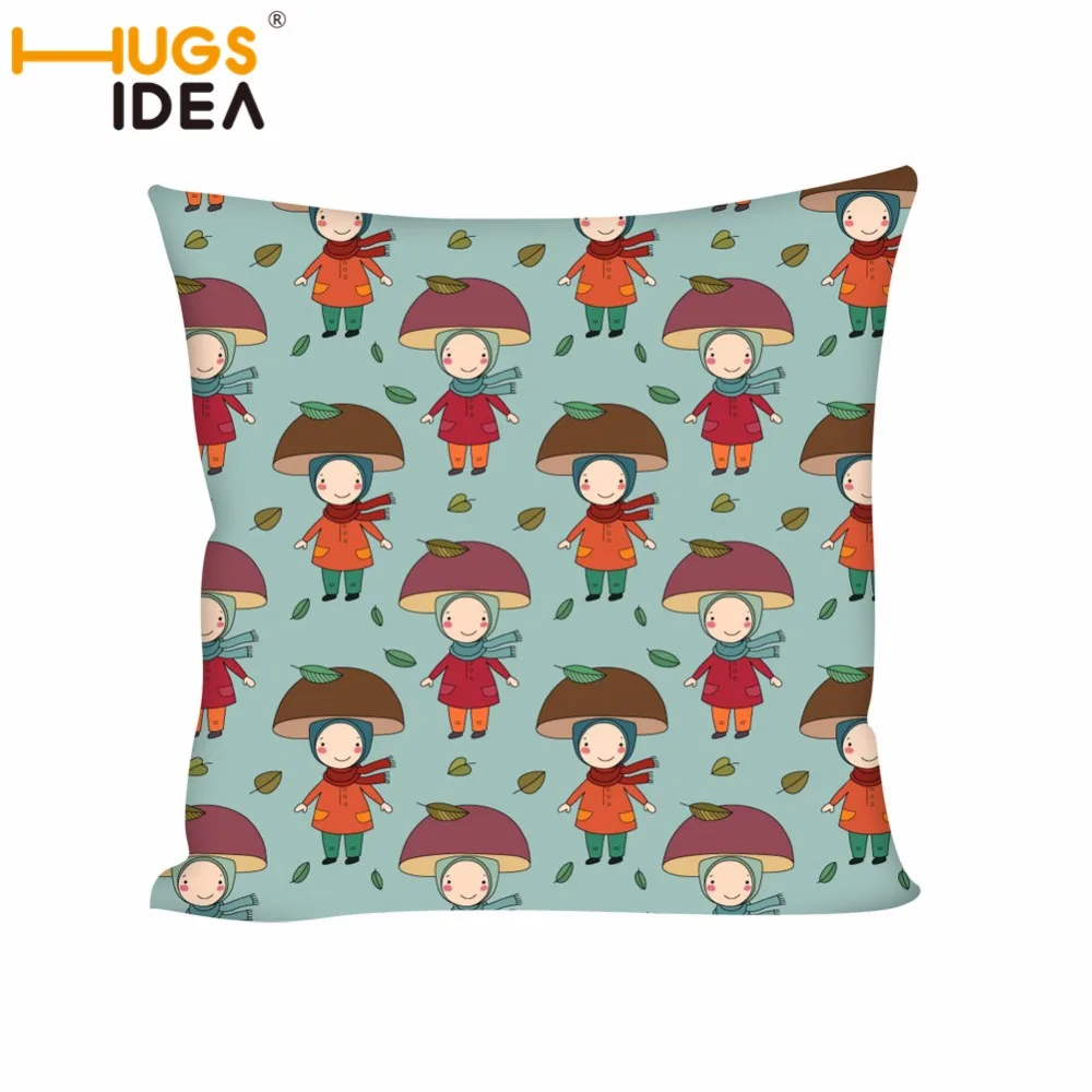 HUGSIDEA رمي وسادة وسادة غطاء الجنية حورية البحر مكتب قطني وسادة أريكة وسادة وسادة القضية غطاء ل غرفة المعيشة الديكور