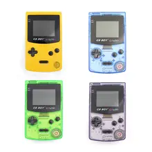 2020 novo gb menino cor clássica consoles de jogo handheld 2.7 player player jogador de jogo de bolso com retroiluminado 66 built-in jogos mando