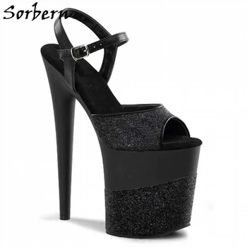 

Sorbern Women Platforms Sandals Summer Shoes For Ladies Designer Brand Luxury Sandals Open Toe High Heels Open Toe Ankle Strap