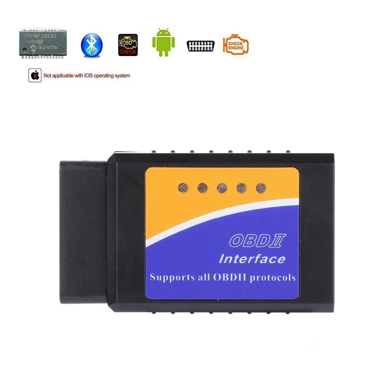 B V03HW V1.5 Bluetooth/wifi с чипом PIC18F25K80 для Android IOS диагностический инструмент ELM327 Bluetooth v1.5 OBD2 сканер - Color: B