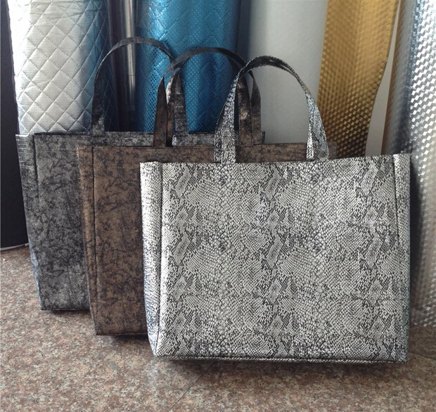 

1pcs Laminating Non-woven High Grade Gift Bag/ Shop Bag/ Party Bag For Guest Can Customized Size And LOGO