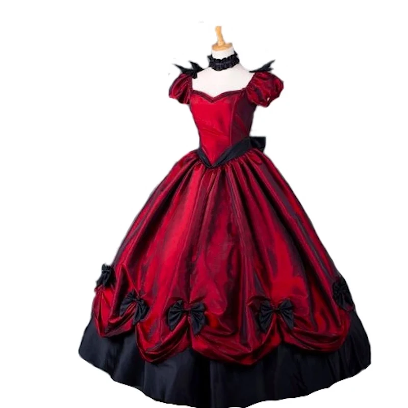 Aliexpress.com : Buy Red Princess Gothic Victorian Dress Party Dress ...
