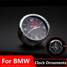 Автомобильные часы украшения вентиляционные отверстия на выходе клип стикер Логотип для BMW e30 e34 e36 e46 f20 e87 e90 e60 e39 аксессуары
