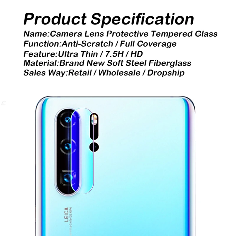 Защитное стекло для задней камеры huawei P30 Pro P30 Lite, закаленное стекло для камеры huawei P30 Pro Lite