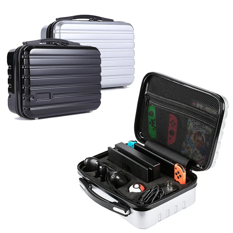 

Yoteen Hand Bag Travel Case for Nintend Switch Dock Console Storage for Poke Ball Bag Hard PC Plastic Shell for Pro Controller