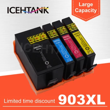 

ICEHTANK Ink Cartridge For HP 903 907 903XL 907XL OfficeJet Pro 6950 6960 6961 6963 6964 6965 6970 6975 Printer For HP903