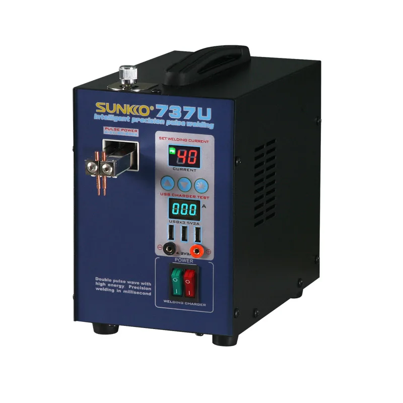 220 V/110 V SUNKKO 737U точечная сварочная машина Литиевая батарея для 18650 Сварка